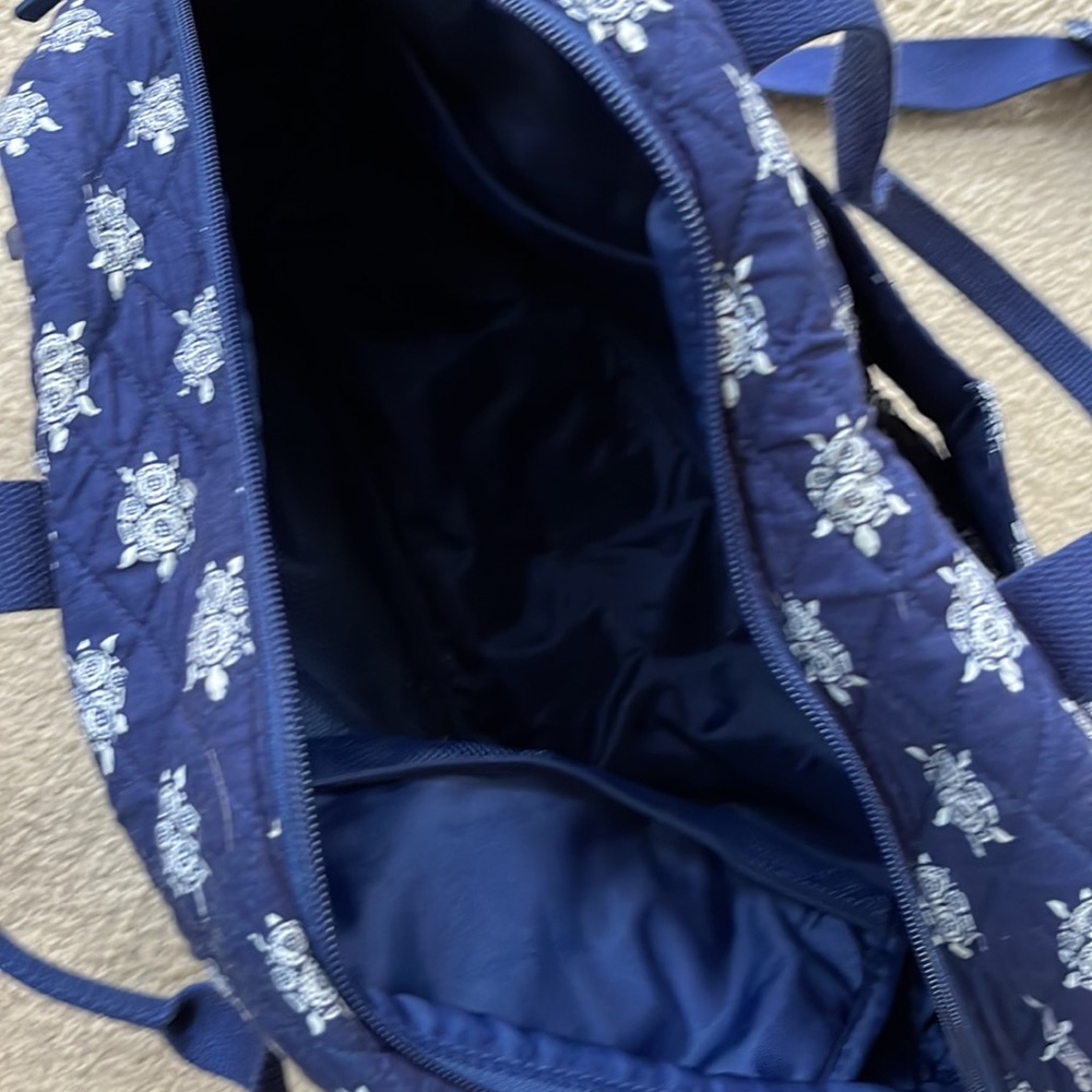 Vera Bradley Weekender Travel Bag, Turtle Pattern - Picture 3 of 3